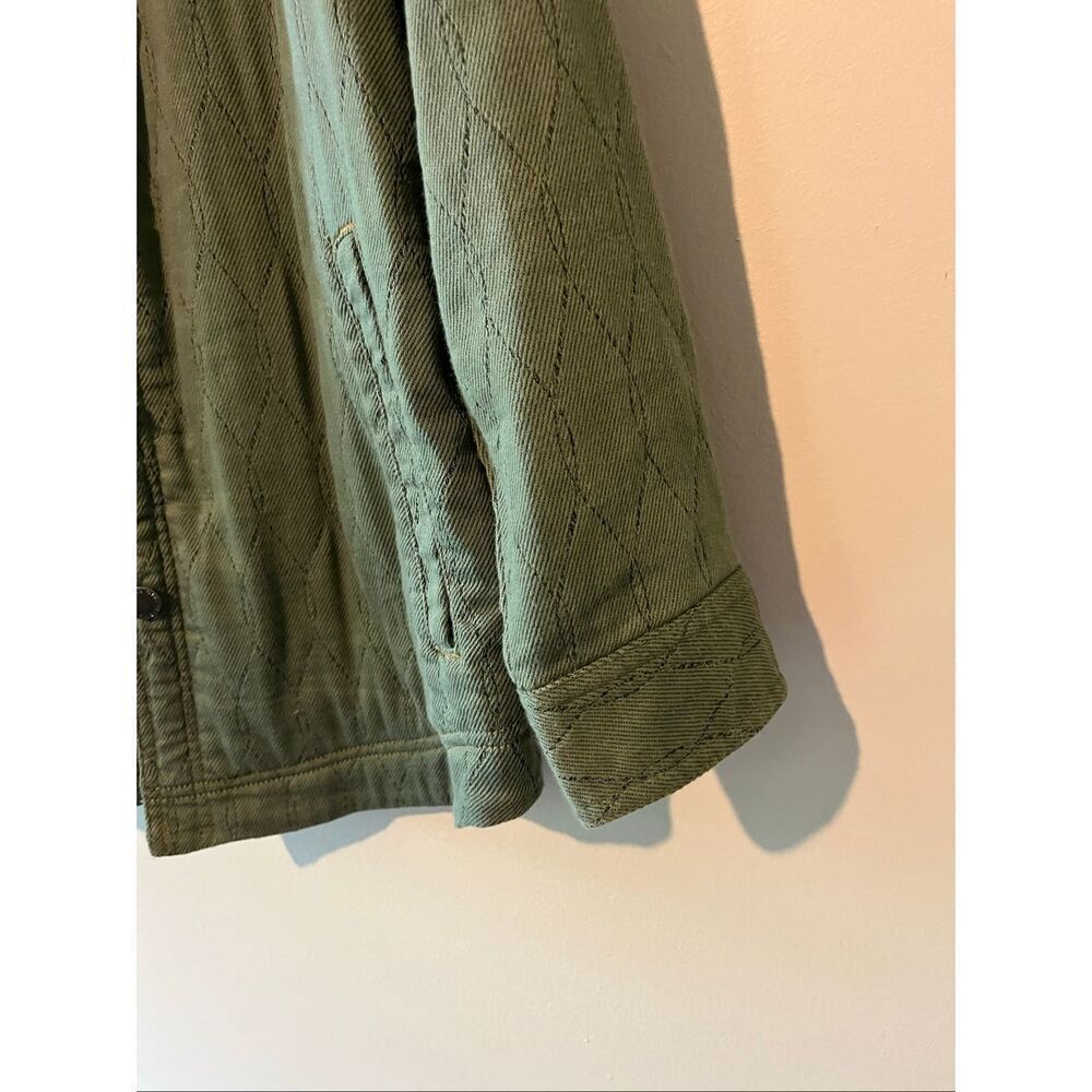 Jachs Girlfriend Green Quilted Barn Jacket Womens Medium - Picture 6 of 9